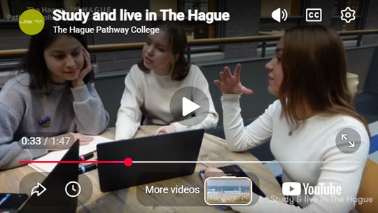 Play Video - Study and live in The Hague